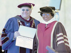 Ruth Simmons Receives Honorary Degree from George Washington University, 2002
